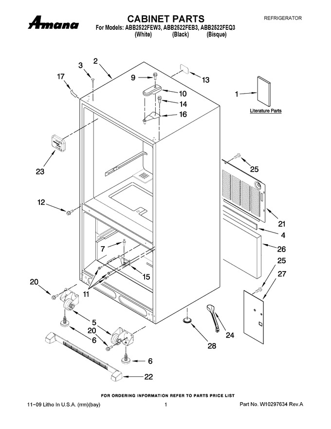 Diagram for ABB2522FEB3