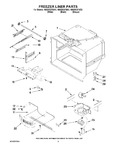 Diagram for 02 - Freezer Liner Parts