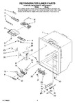Diagram for 03 - Refrigerator Liner Parts