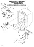 Diagram for 02 - Refrigerator Liner Parts