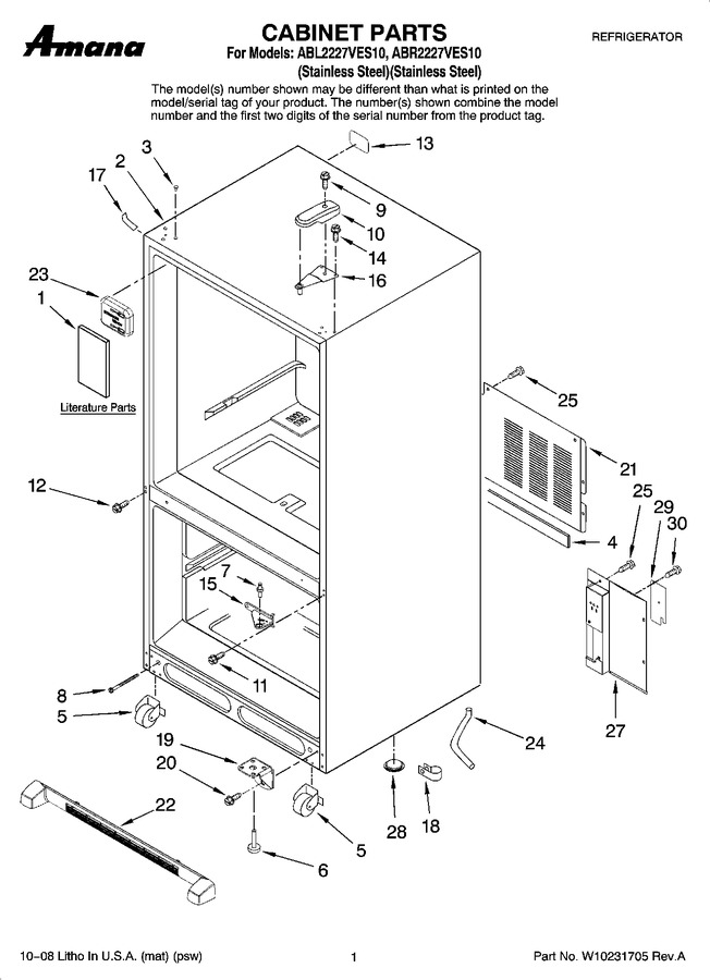Diagram for ABL2227VES10
