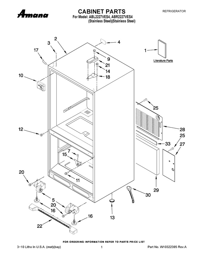 Diagram for ABR2227VES4
