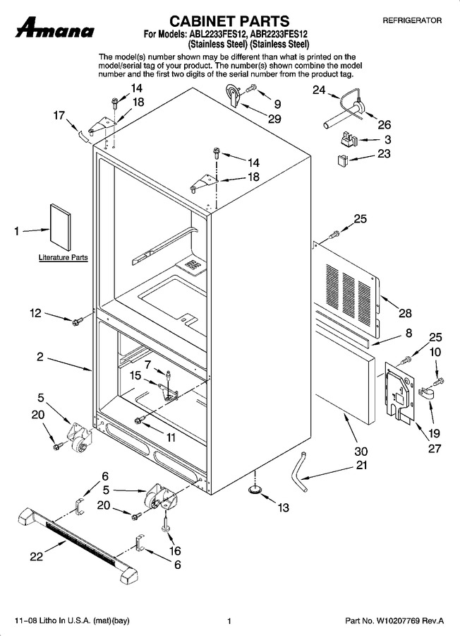 Diagram for ABL2233FES12