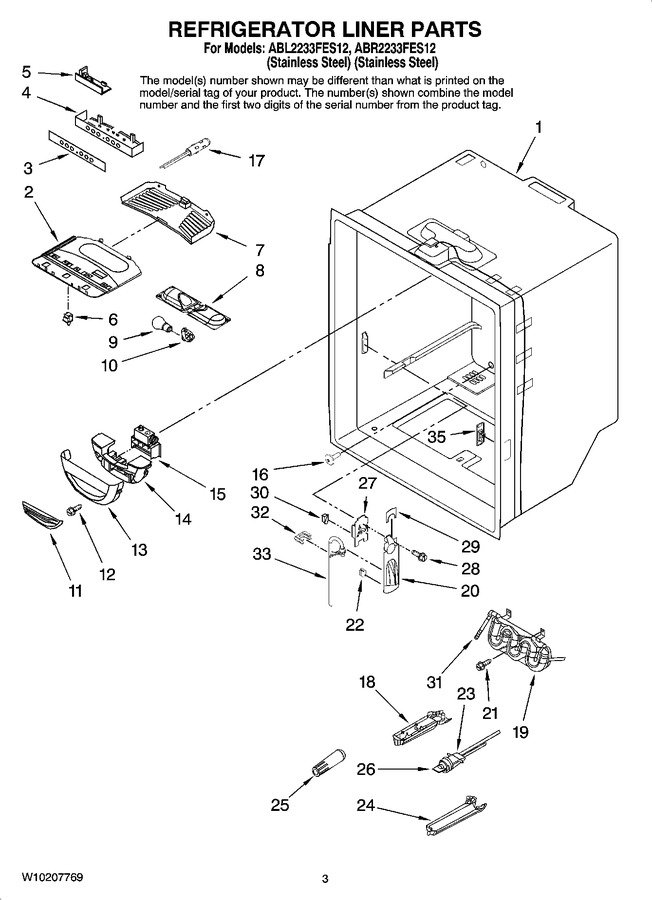 Diagram for ABL2233FES12