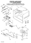 Diagram for 03 - Freezer Liner Parts