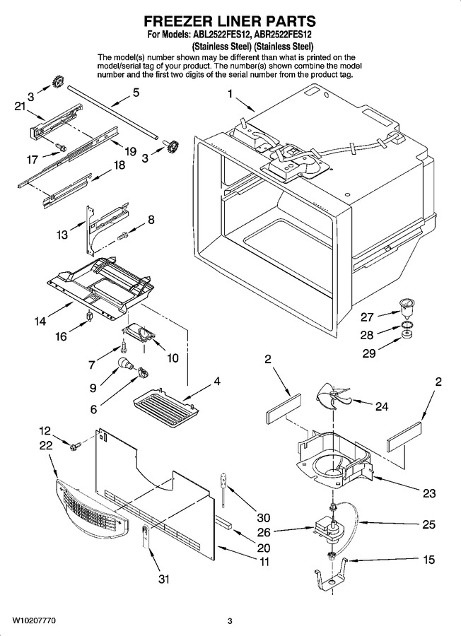 Diagram for ABL2522FES12
