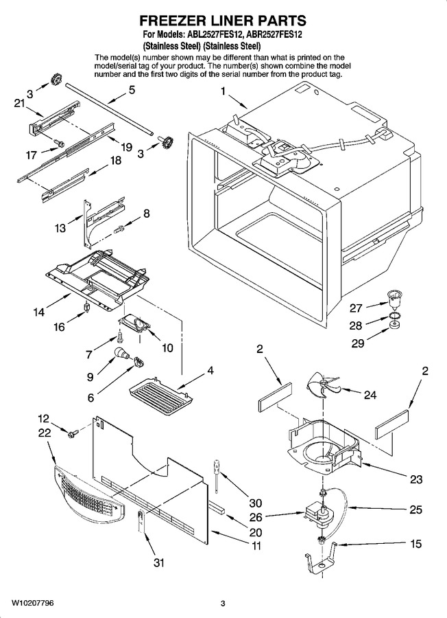 Diagram for ABL2527FES12