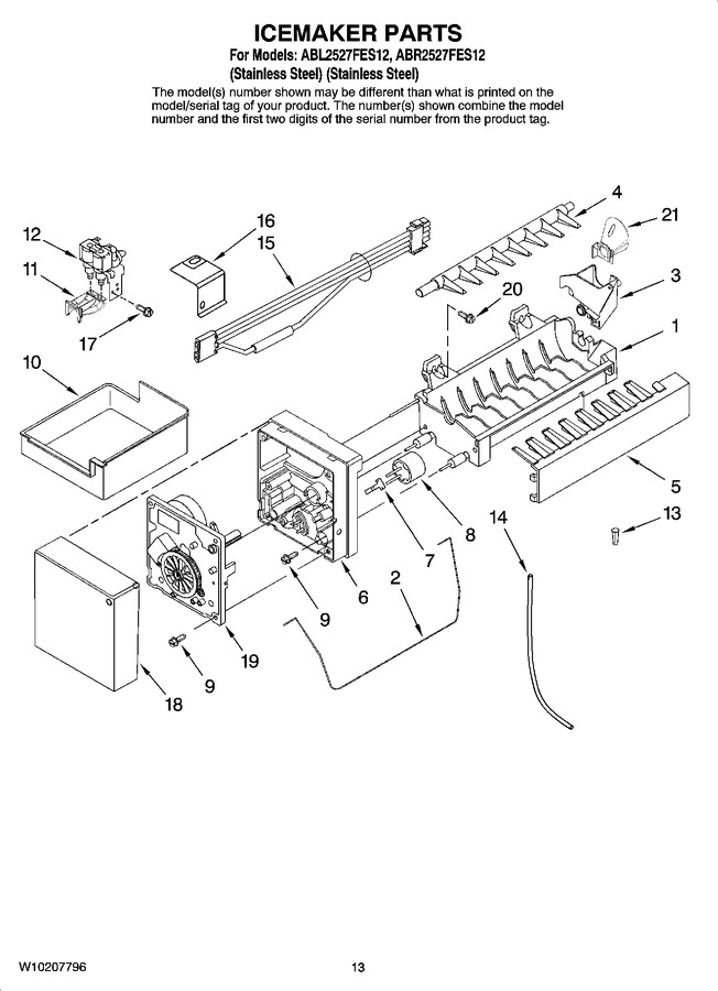 Diagram for ABL2527FES12