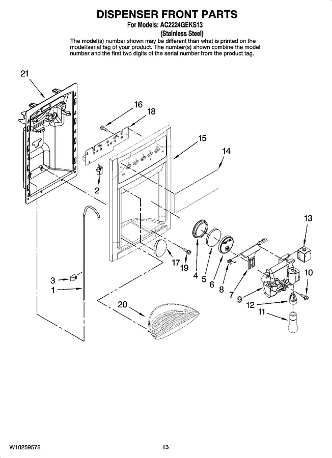 Diagram for AC2224GEKS13