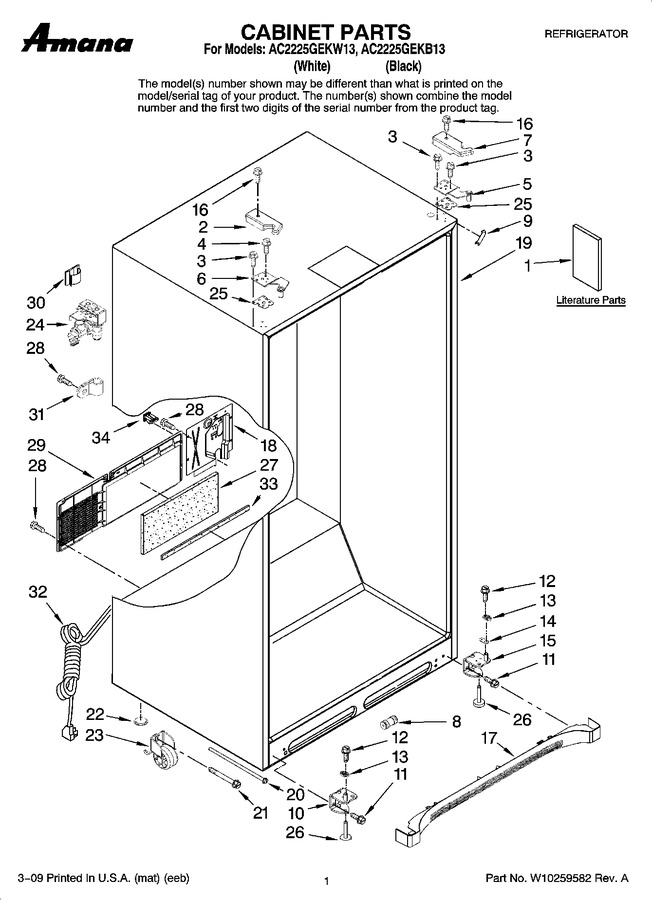Diagram for AC2225GEKB13