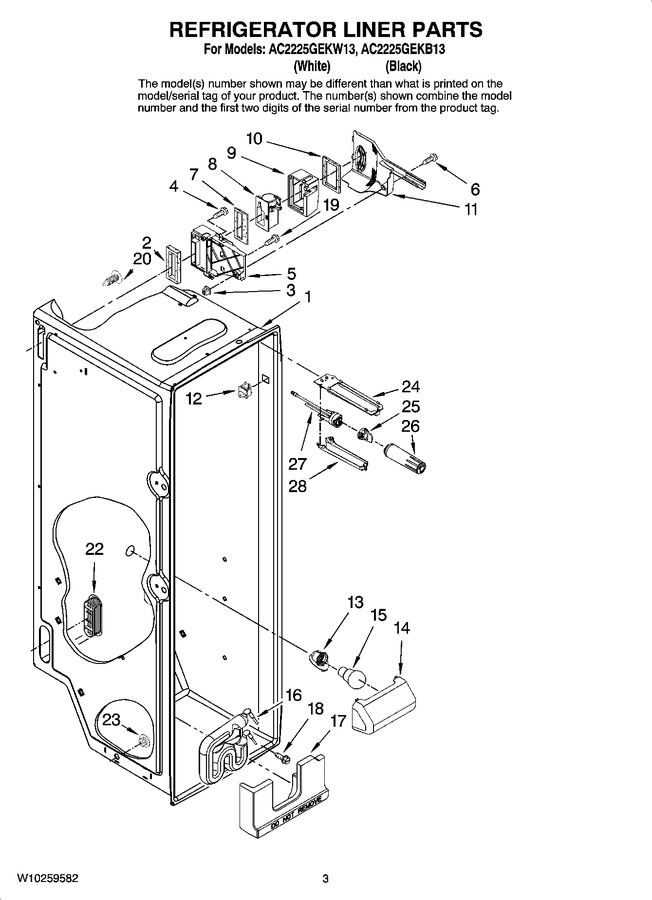 Diagram for AC2225GEKB13
