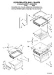 Diagram for 03 - Refrigerator Shelf Parts