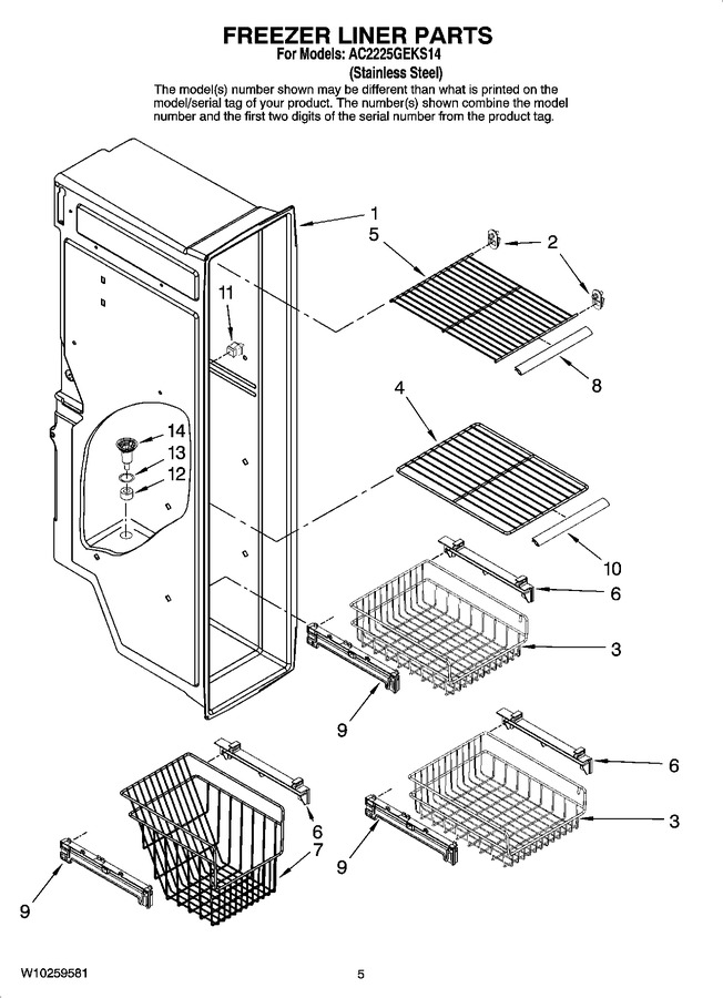 Diagram for AC2225GEKS14