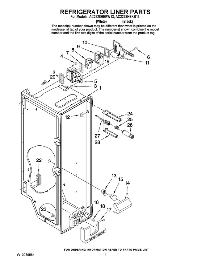 Diagram for AC2228HEKW13