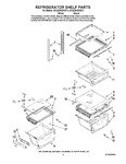 Diagram for 03 - Refrigerator Shelf Parts