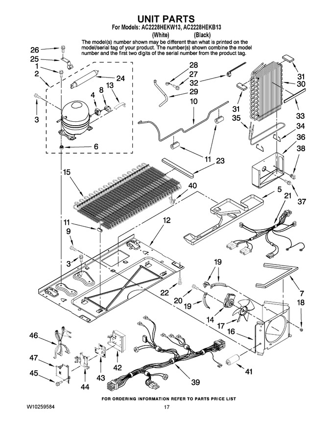 Diagram for AC2228HEKW13