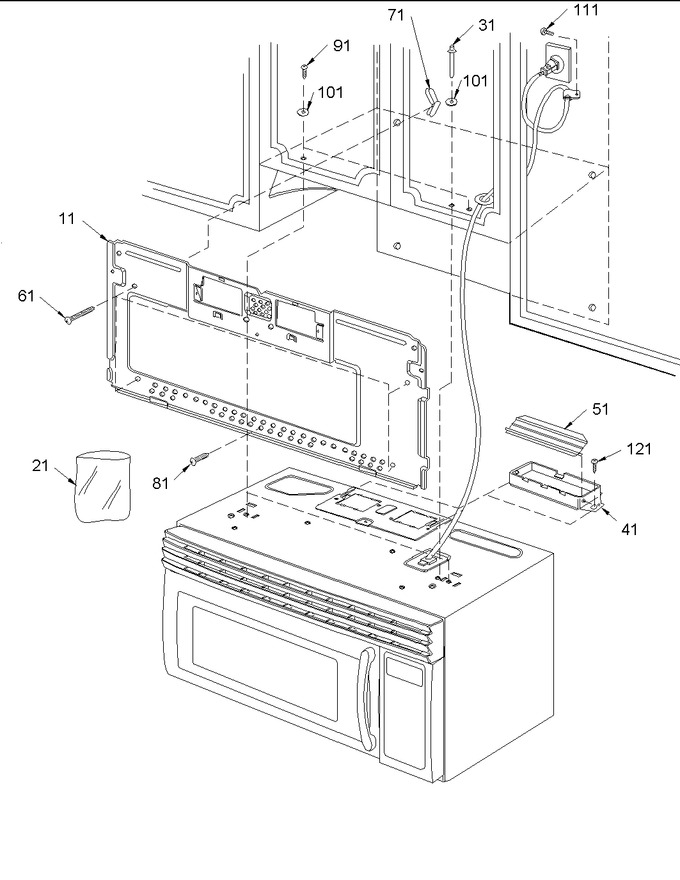 Diagram for ACO1840AW (BOM: PACO1840AW0)