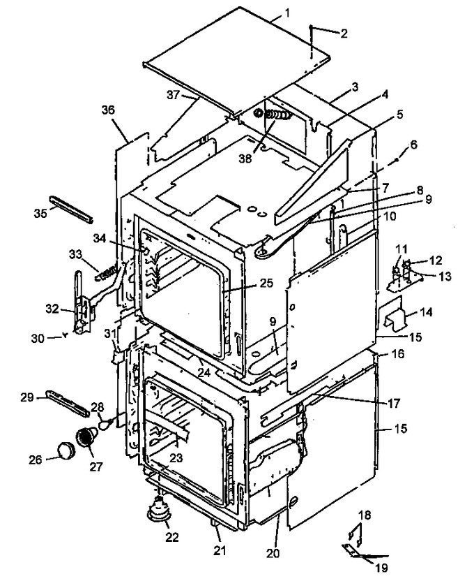 Diagram for ACO27DK (BOM: P1132334N K)