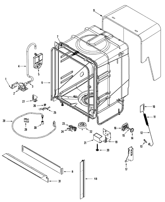 Diagram for CDU650AWW