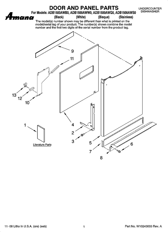 Diagram for ADB1500AWB0