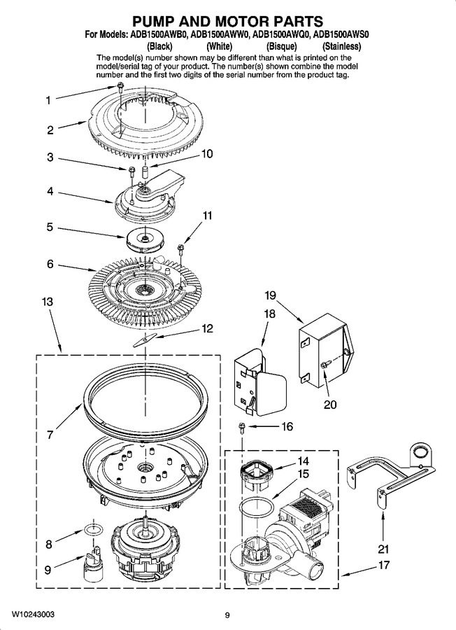 Diagram for ADB1500AWS0