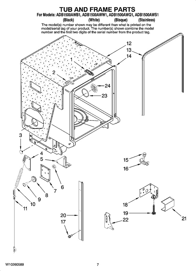 Diagram for ADB1500AWS1