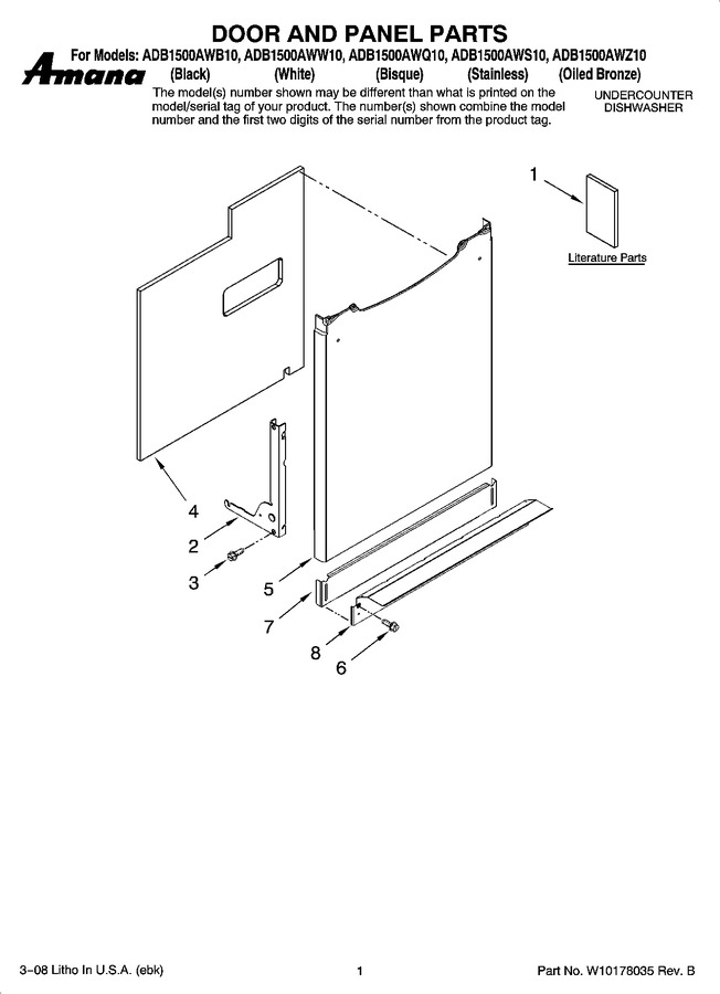 Diagram for ADB1500AWZ10