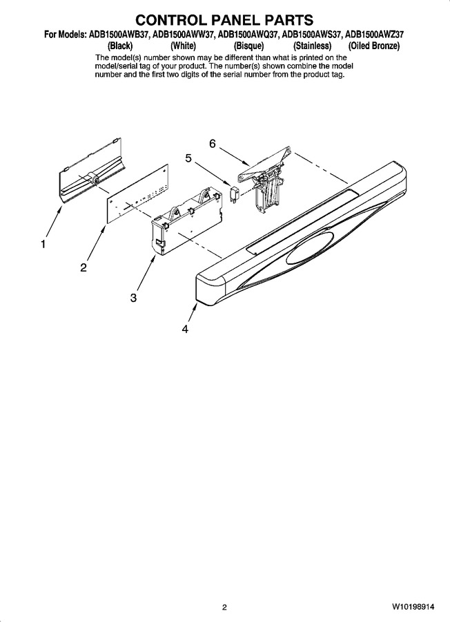 Diagram for ADB1500AWB37