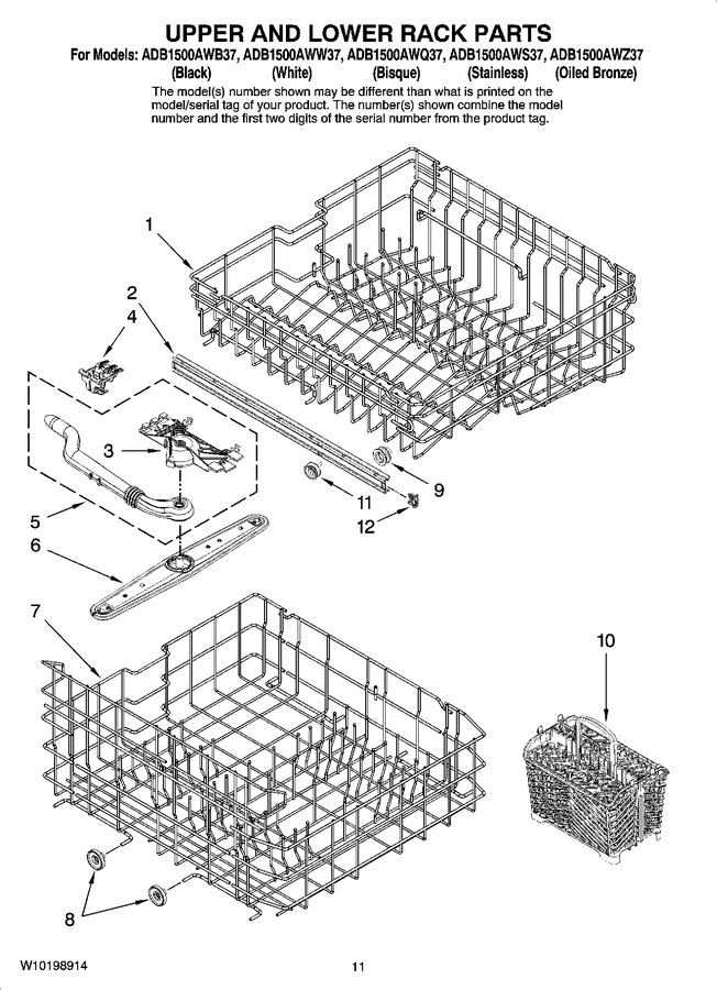 Diagram for ADB1500AWB37