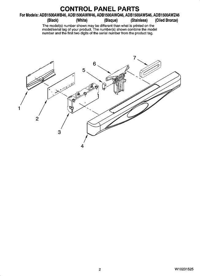 Diagram for ADB1500AWB46