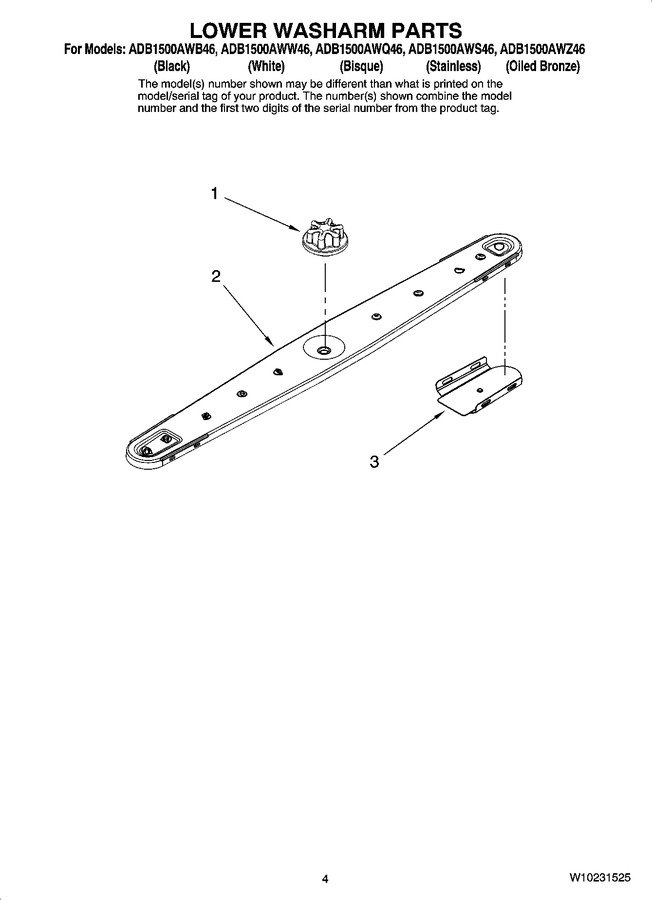 Diagram for ADB1500AWB46