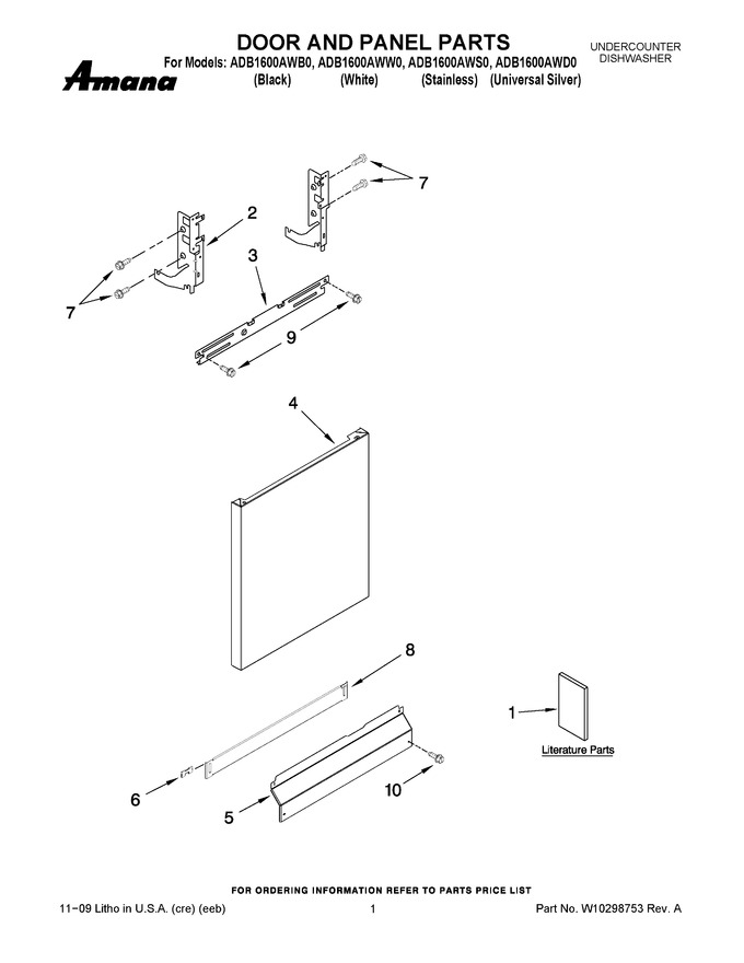 Diagram for ADB1600AWB0