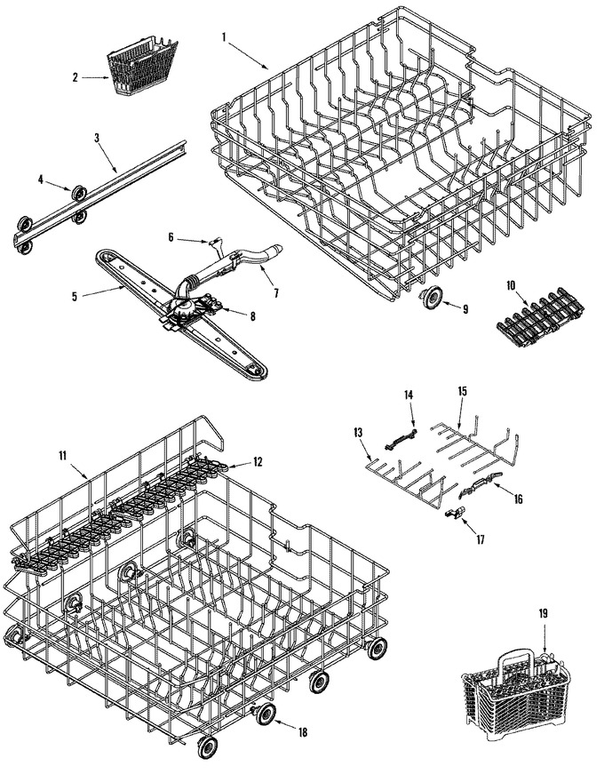 Diagram for MDBH955AWW