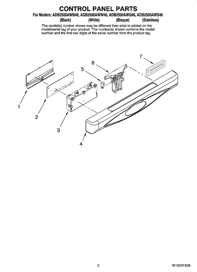 Diagram for ADB2500AWB46