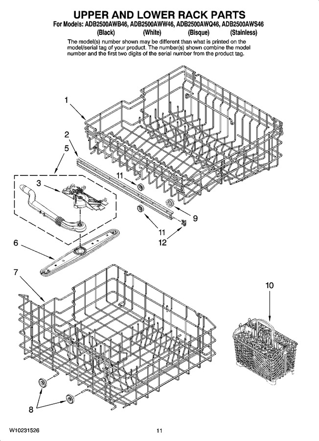 Diagram for ADB2500AWQ46