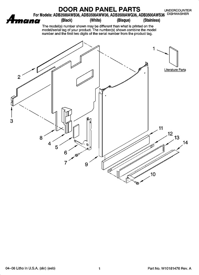 Diagram for ADB3500AWB36
