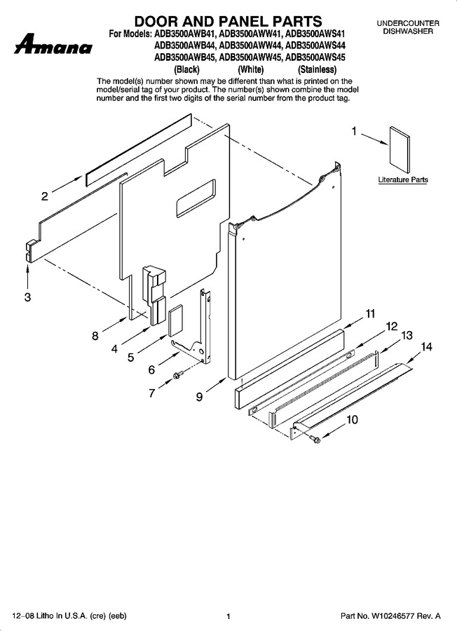 Diagram for ADB3500AWB41