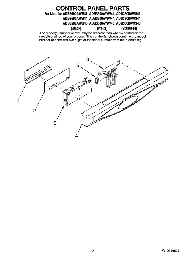 Diagram for ADB3500AWB45