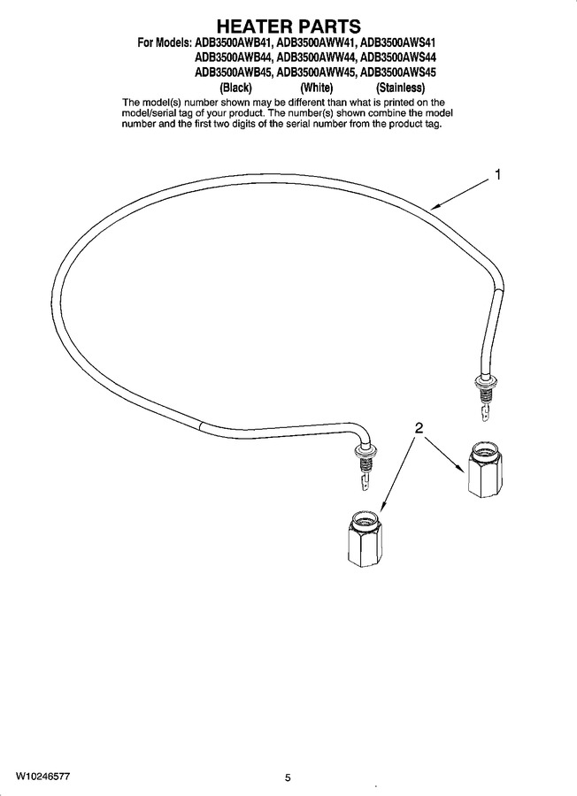 Diagram for ADB3500AWW45