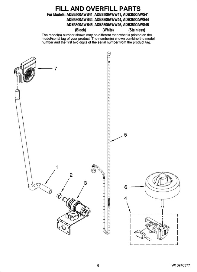 Diagram for ADB3500AWB44