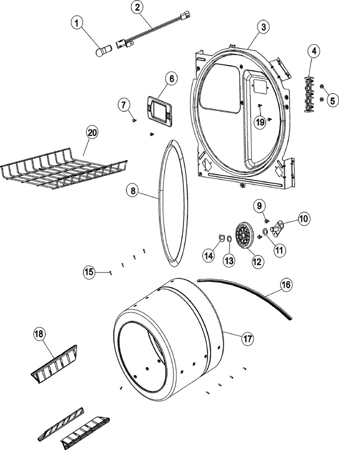 Diagram for CDE8500AZW