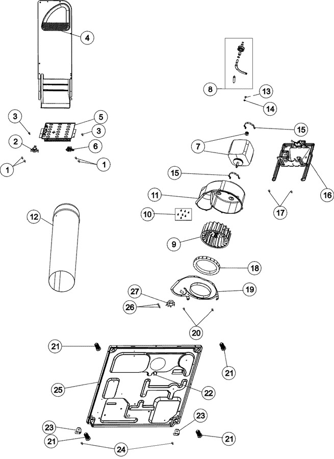Diagram for CDE6505AZW