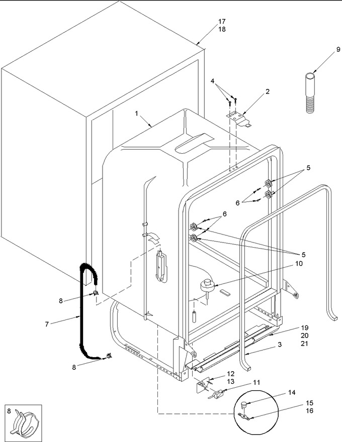 Diagram for ADW650RAB (BOM: PADW650RAB0)