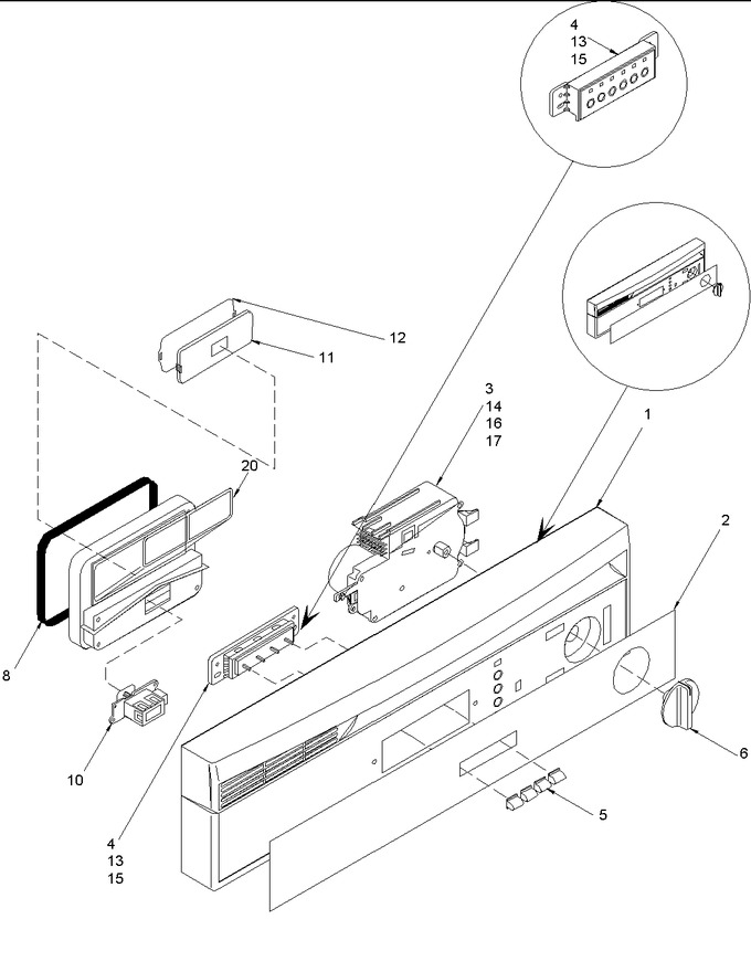 Diagram for ADW650RAB (BOM: PADW650RAB2)
