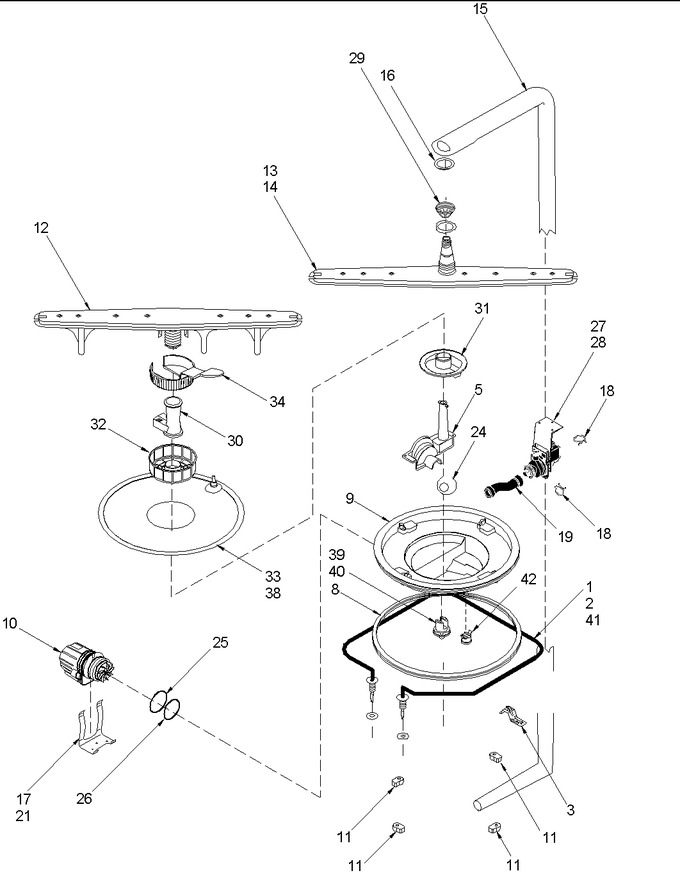 Diagram for ADW350RAB (BOM: PADW350RAB1)