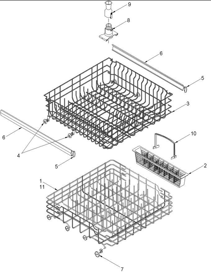 Diagram for ADW550RAB (BOM: PADW550RAB1)