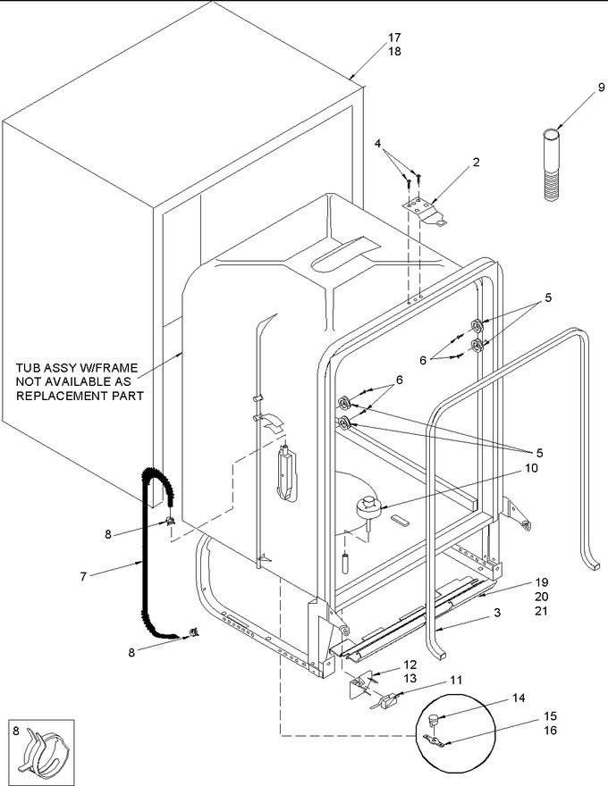 Diagram for ADW650RAB (BOM: PADW650RAB2)