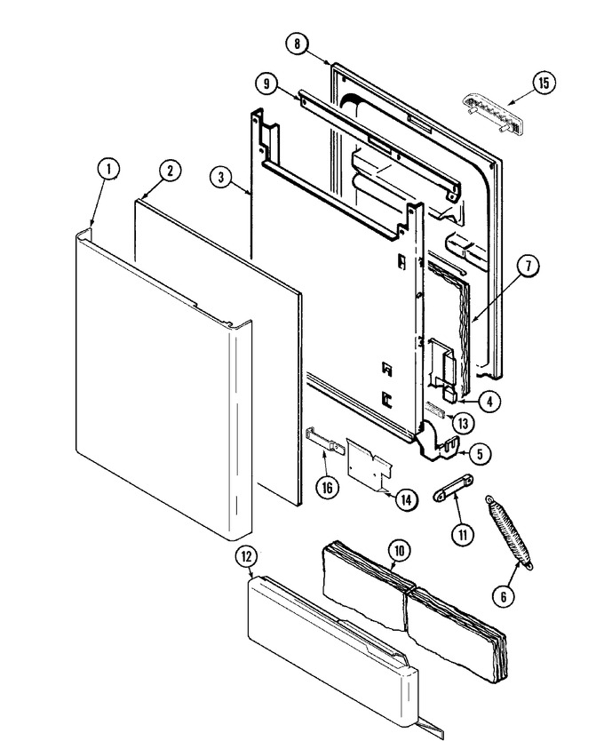 Diagram for DDW361RAW