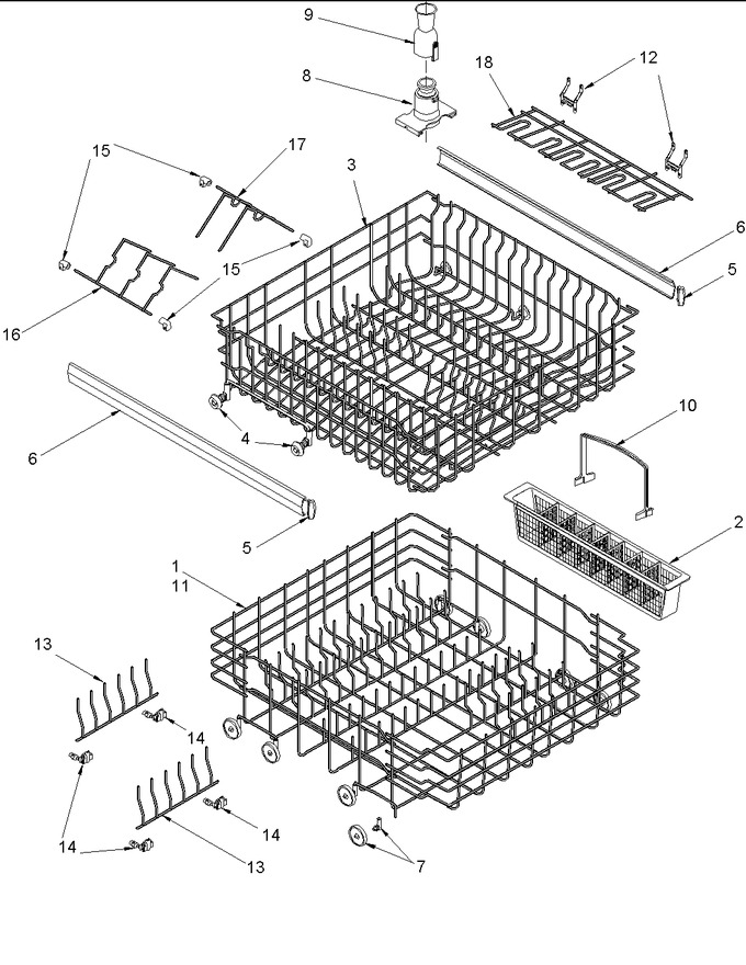 Diagram for ADW850EAC (BOM: PADW850EAC2)