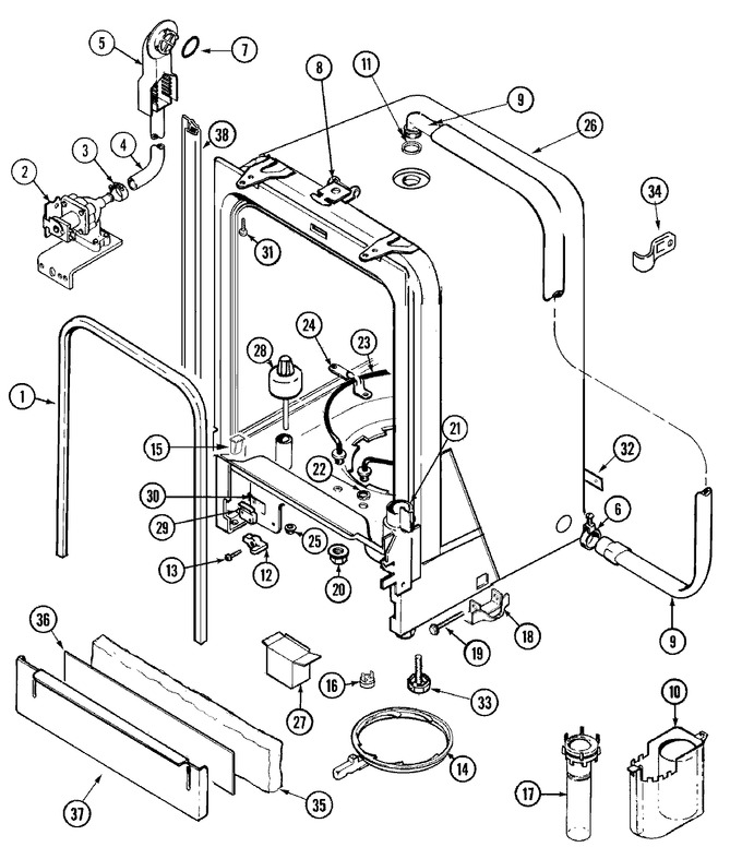 Diagram for ADW862EAS (BOM: PADW862EAS0)